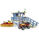 bworld Lifeguard Station with Quad and Personal Water Craft - 1 item