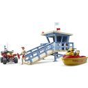 bworld Lifeguard Station with Quad and Personal Water Craft - 1 item