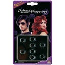 Fries Scherz-Piercing - Set mit 8 Stück - 1 Stk