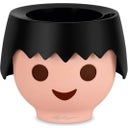 Lechuza OJO Planter - PLAYMOBIL Design - Raven black