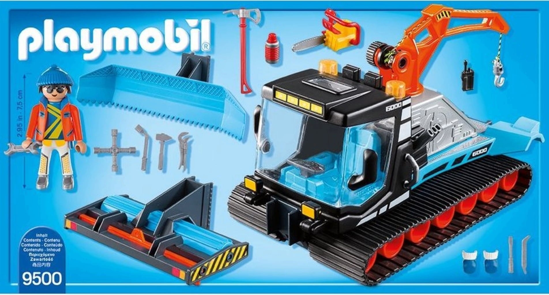 PLAYMOBIL 9500 - Family Fun - Gatto delle Nevi - 1 pz.