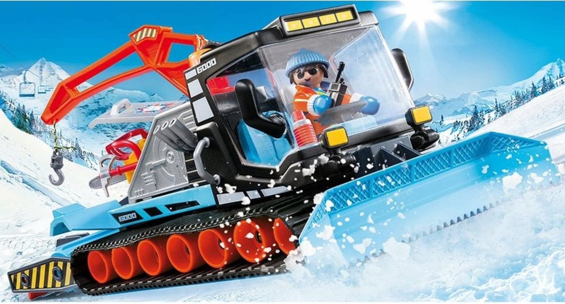PLAYMOBIL 9500 - Family Fun - Gatto delle Nevi - 1 pz.