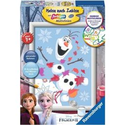 Painting by Numbers - Frozen 2 - Happy Olaf (CONFEZIONE E ISTRUZIONI IN TEDESCO)
