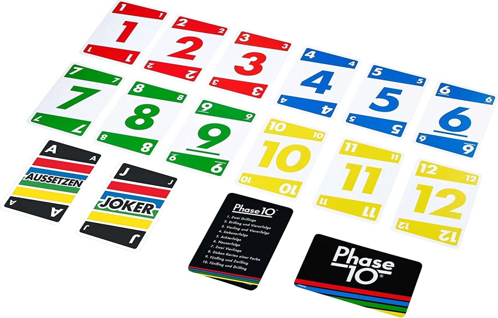 Mattel Games Phase 10 Kartenspiel - 1 Stk