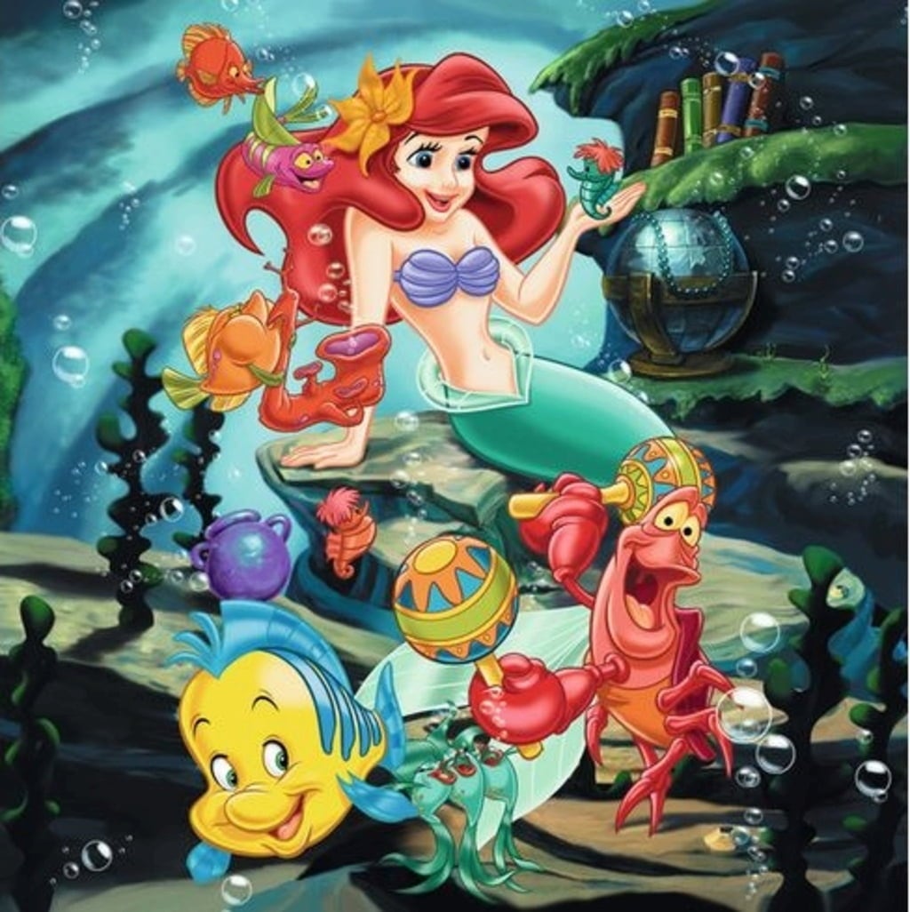 Puzzle - Biancaneve, Cenerentola, Ariel, 3 x 49 Pezzi - 1 pz.