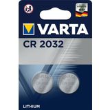 VARTA CR2032 LITHIUM-knappbatteri - 2 st