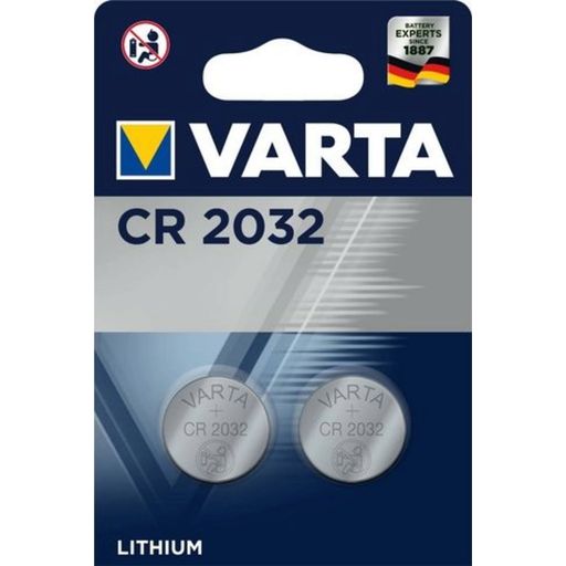 VARTA CR2032 LITHIUM Knopfbatterie - 2 Stück - 1 Stk
