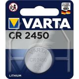 VARTA CR2450 LITHIUM-knappbatteri - 1 st