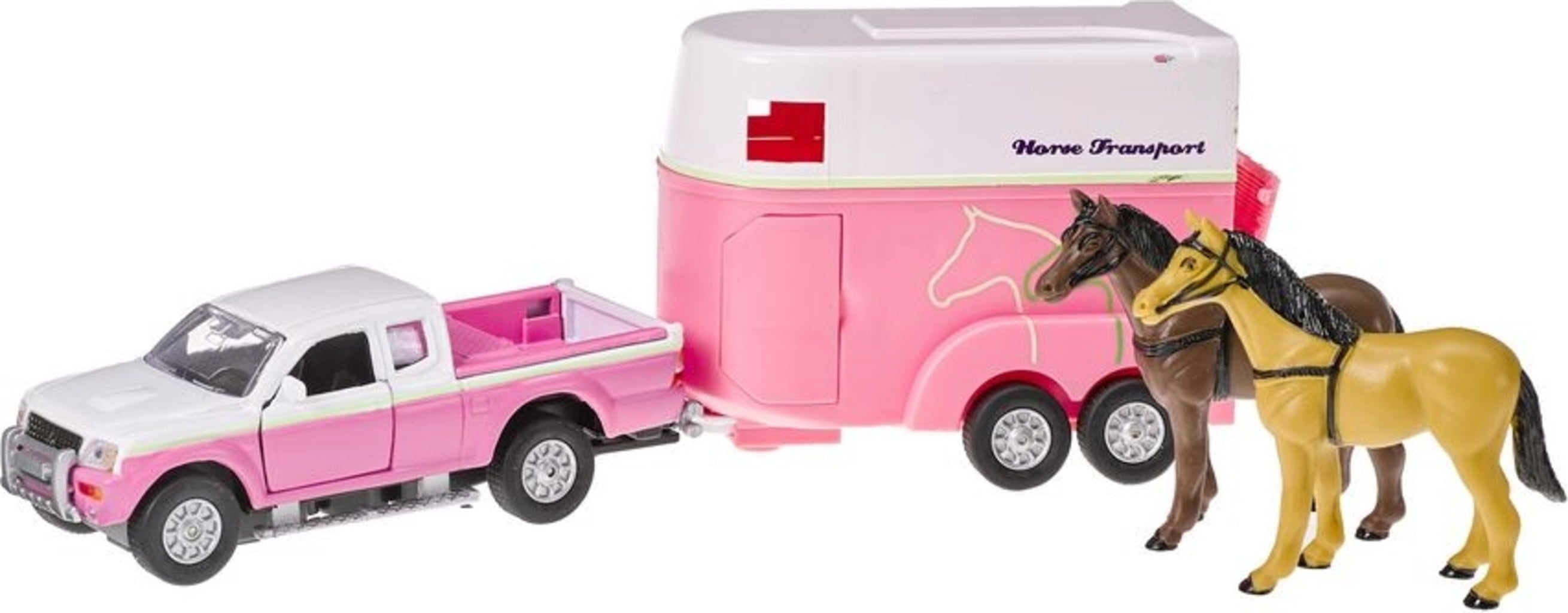 Toy Place Pferdetransporter mit zu öffnenden Türen