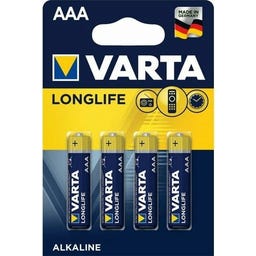 Batterie Alcaline LONGLIFE Micro AAA 1.5V - 4 Pezzi - 1 pz.