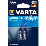 Batterie Alcalina LONGLIFE Power Micro AAA 1.5V - 2 Pezzi