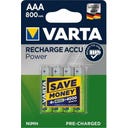 RECHARGE ACCU Power AAA 800 mAh - 4 Stück - 1 Stk