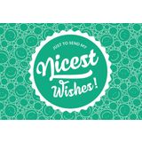playPolis "Nicest Wishes" Greeting Card