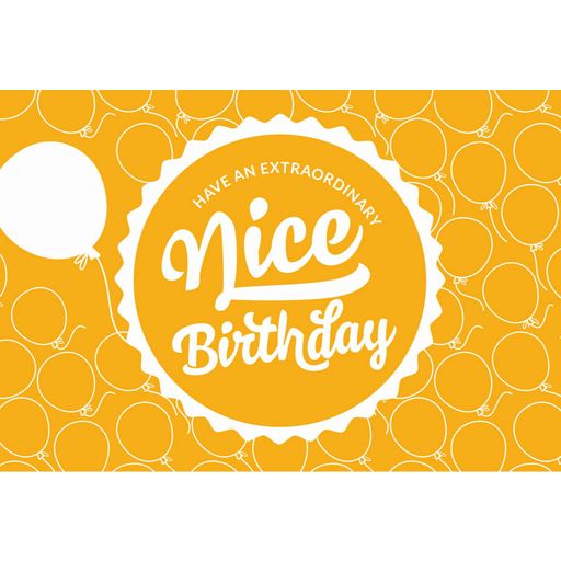playPolis Nice Birthday - Bigliettino Personale - Nice Birthday!