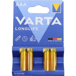 LONGLIFE Power Alkaline Battery Micro AAA 1.5V - 4 Items
