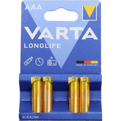 LONGLIFE Power Alkaline Battery Micro AAA 1.5V - 4 Items - 1 item