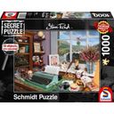 Secret puzzle - Am Schreibtisch, 1000 delov - 1 k.