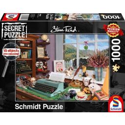 Secret puzzle - Am Schreibtisch, 1000 delov - 1 k.