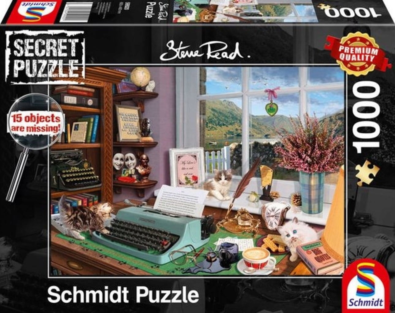Schmidt Spiele Alla Scrivania, 1000 Pezzi
