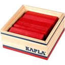 KAPLA Wooden Blocks, Red, Box of 40