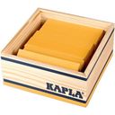 KAPLA Holzbausteine, gelb, 40er Box