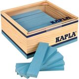 KAPLA Wooden Blocks, Light Blue, Box of 40