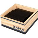 KAPLA Wooden Blocks, Black, Box of 40