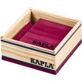 KAPLA Wooden Blocks, Violet, Box of 40