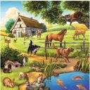 Puzzle - gozd/živalski vrt/hišne živali, 3 x 49 delov - 1 k.