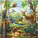 Puzzle - Animali Domestici, dello Zoo e della Foresta, 3 x 49 Pezzi - 1 pz.