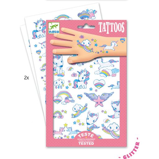 Djeco Tattoos - Unicorns - 1 item