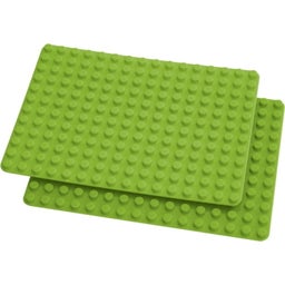 fantifant Building Plates In A Set Of 2 - Farm green