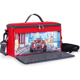 fantifant Building Block Bag S For Small Blocks - Fire engine red