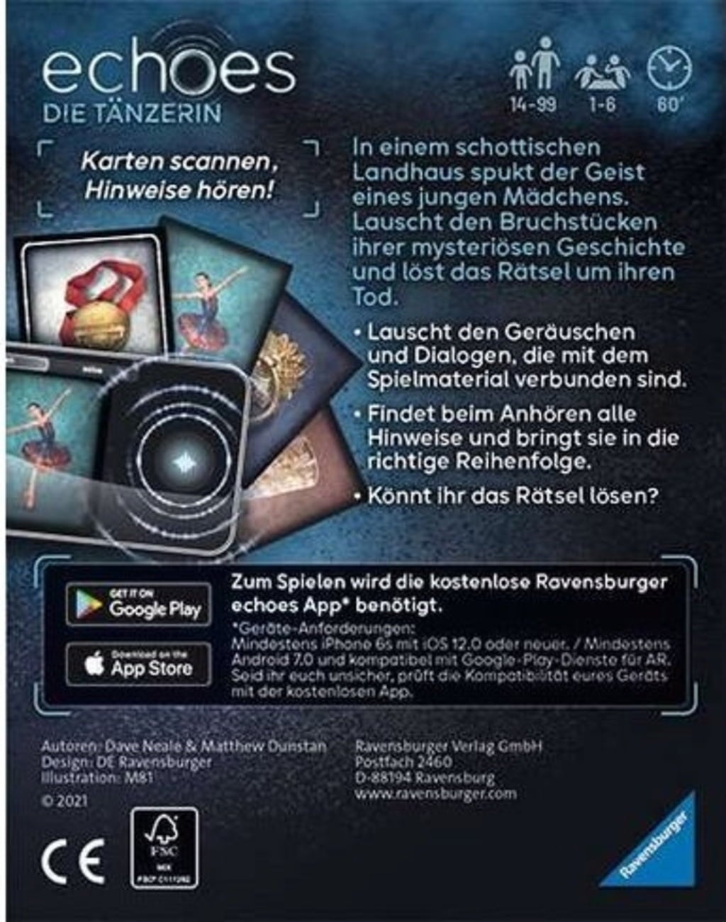 Ravensburger eko av Dansaren (Tyska) - 1 st.