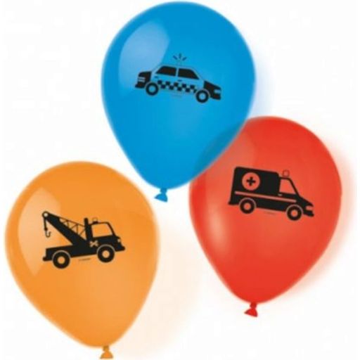 Amscan ON THE ROAD Latex Balloons, 6 - 1 set