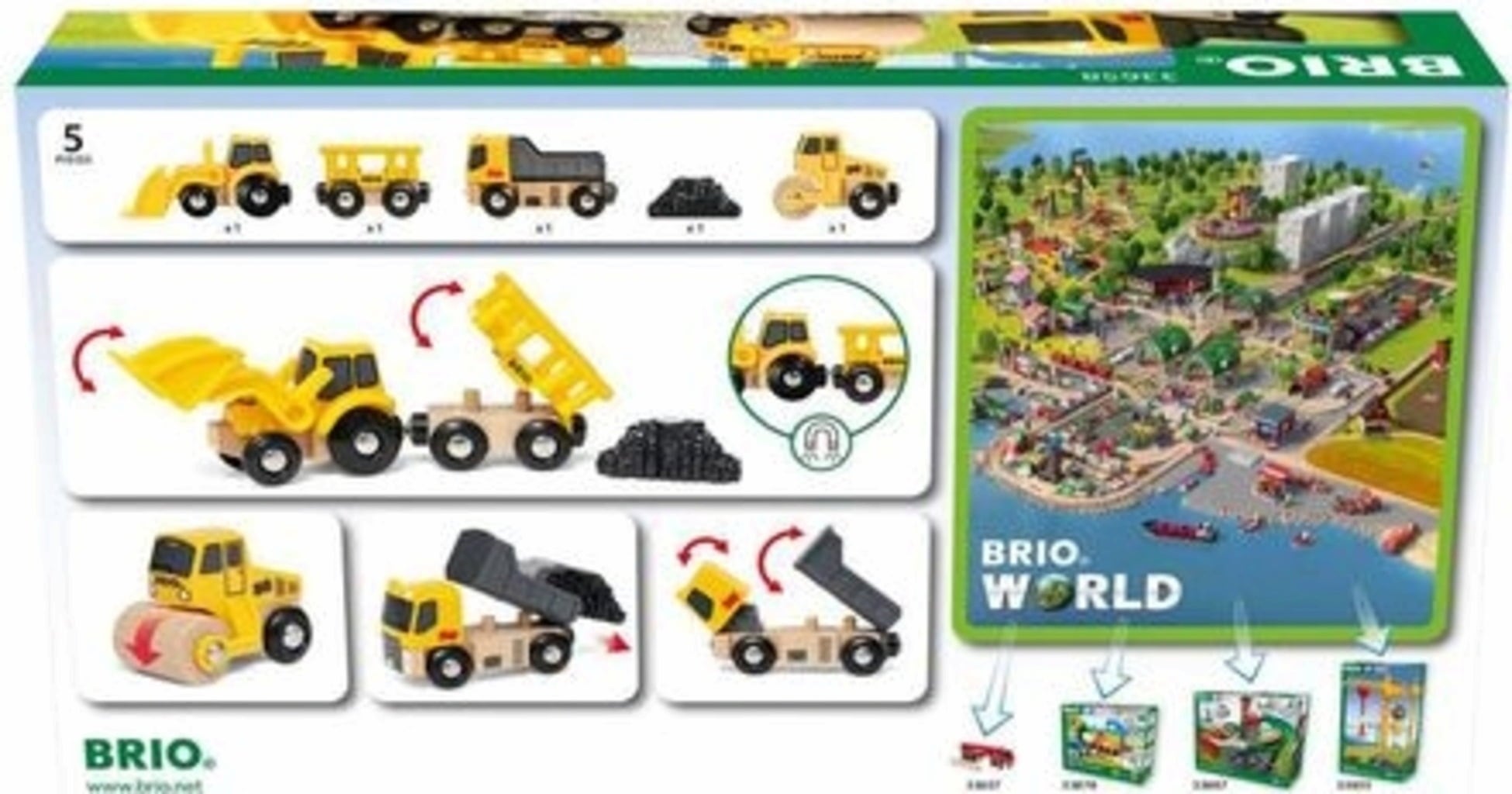 BRIO Bahn - Baustellenfahrzeuge - 1 Stk