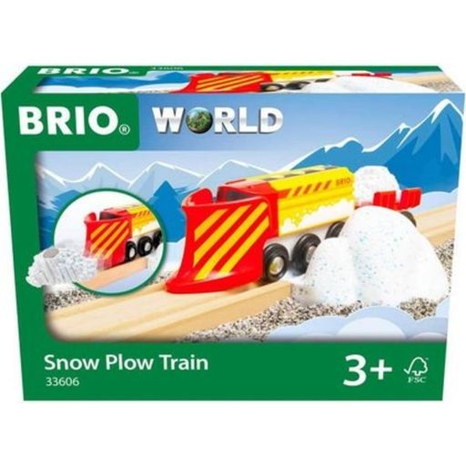 BRIO World - Vlak s snežnim plugom - 1 k.