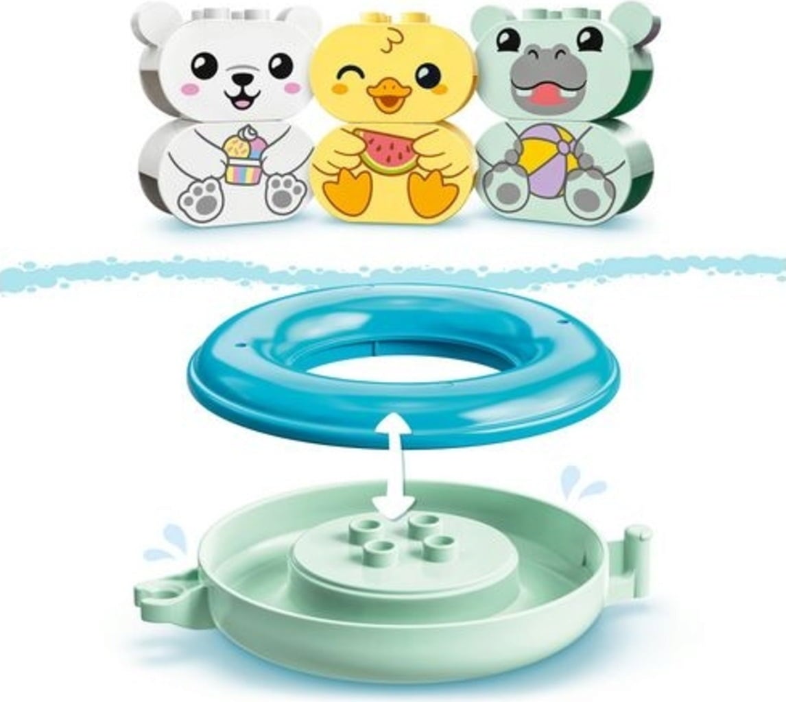 DUPLO - 10965 Badewannenspaß: Schwimmender Tierzug - 1 Stk