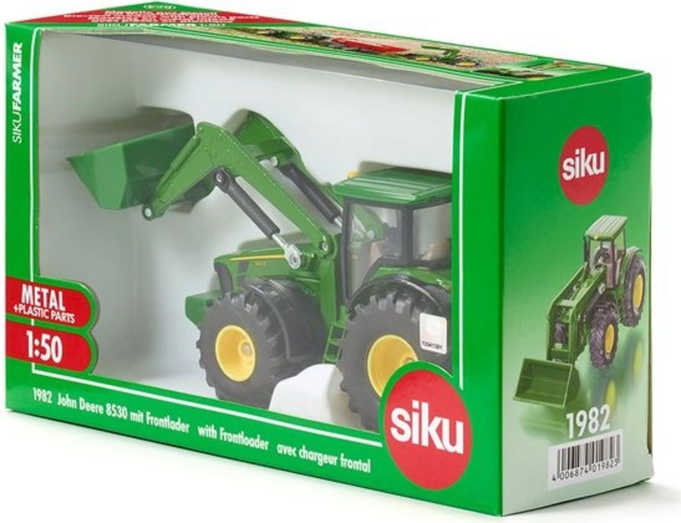 Lantbrukare - John Deere med Frontlastare, 1:50 - 1 st.