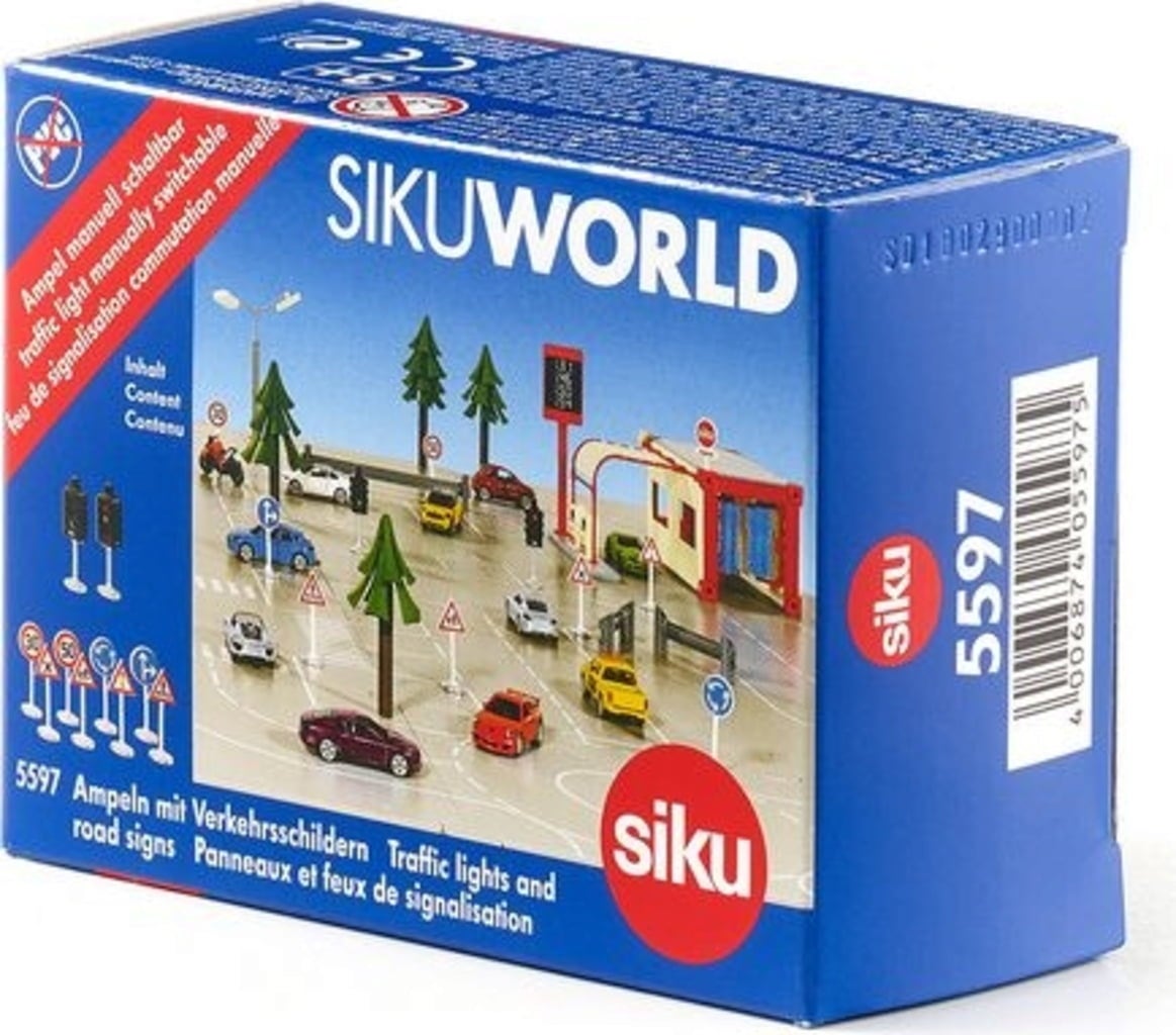 Siku World - Ampel mit Verkehrsschildern - 1 Stk