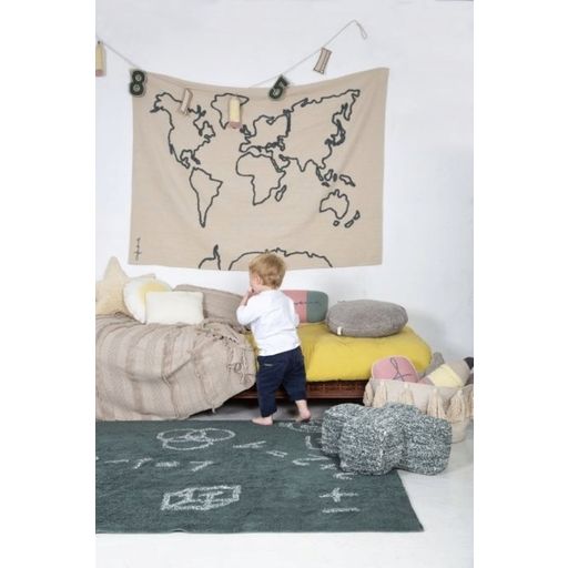 Lorena Canals Wall Hanging Canvas Map - 1 item