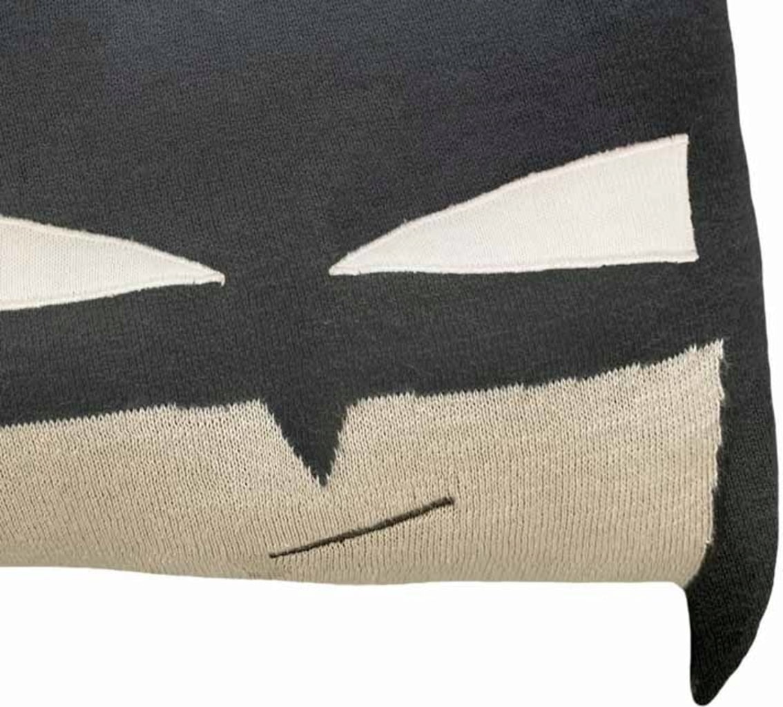 Cuscino Lavorato a Maglia - BatBoy, 30 x 35 cm - 1 pz.