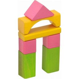Eichhorn 75 Colourful Wooden Building Blocks - 1 item