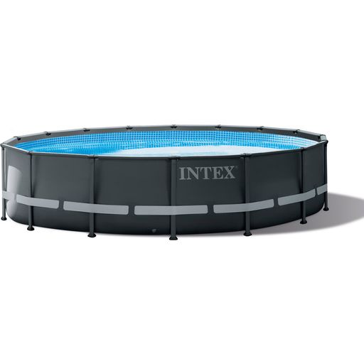 Frame Pool Ultra Rondo XTR Ø 488 x 122 cm - Bazen, peščeni filtrirni sistem, varnostna lestev, ponjava in ponjava za zaščito tal