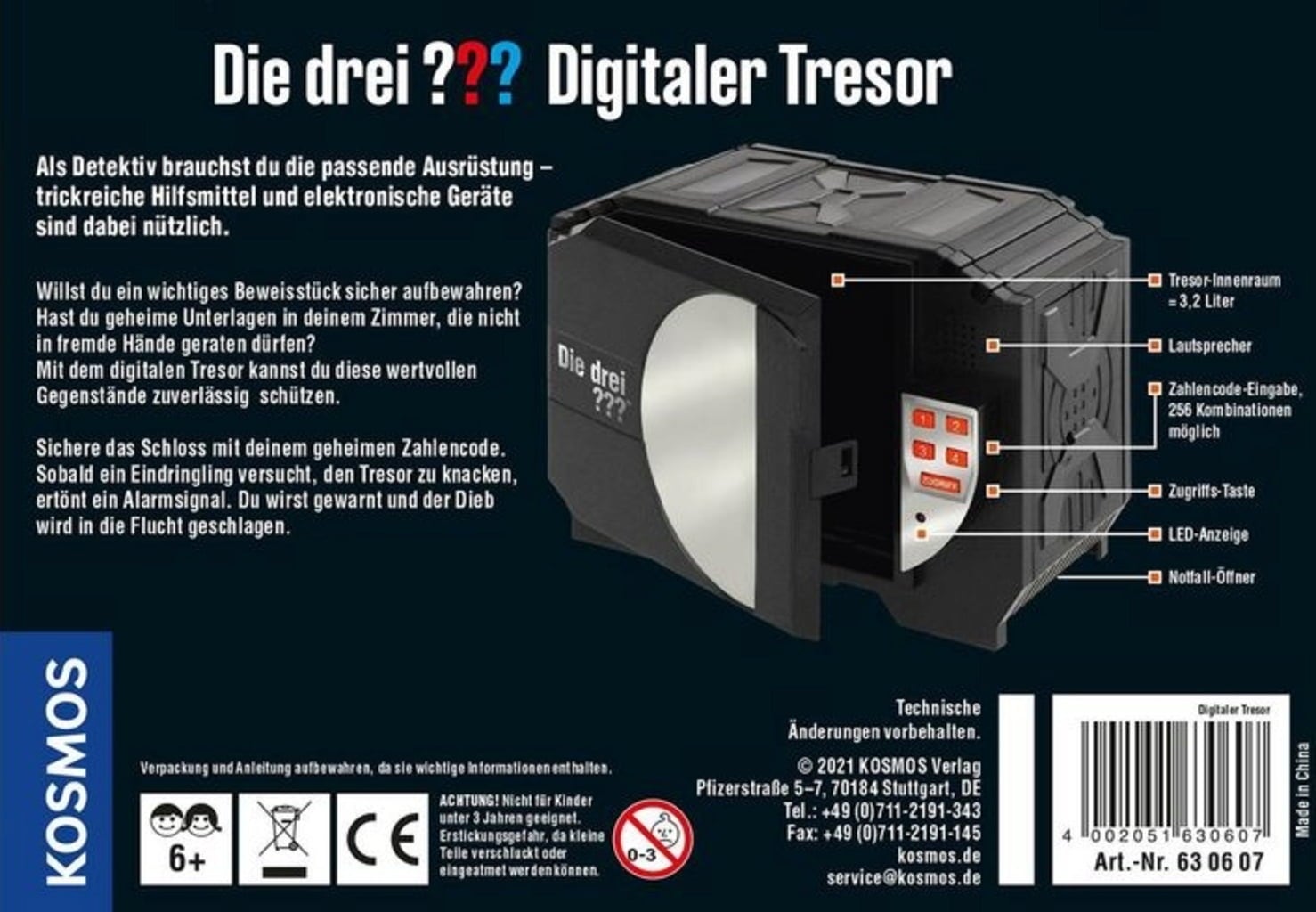 Die drei ??? - Digitaler Tresor NEU (IN TEDESCO) - 1 pz.