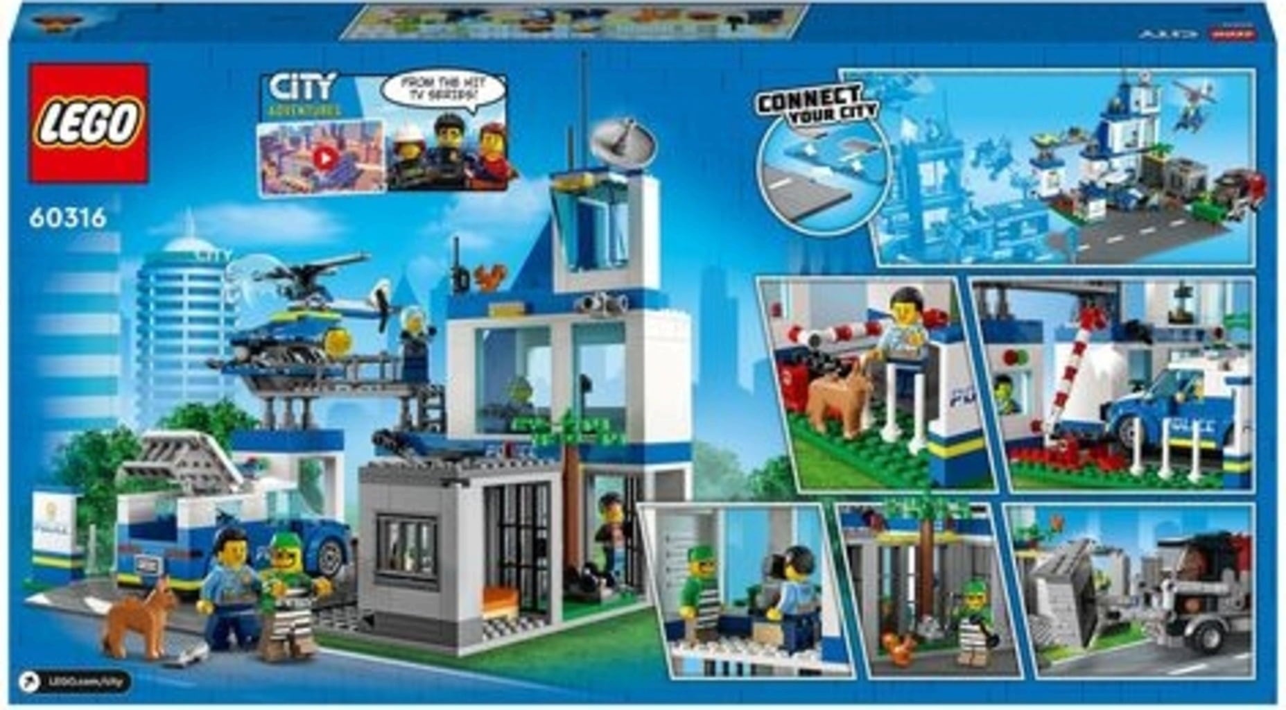 LEGO City - 60316 Stazione di Polizia - 1 pz.