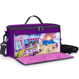 Borsa per Mattoncini di Piccole Dimensioni - S - viola gelato