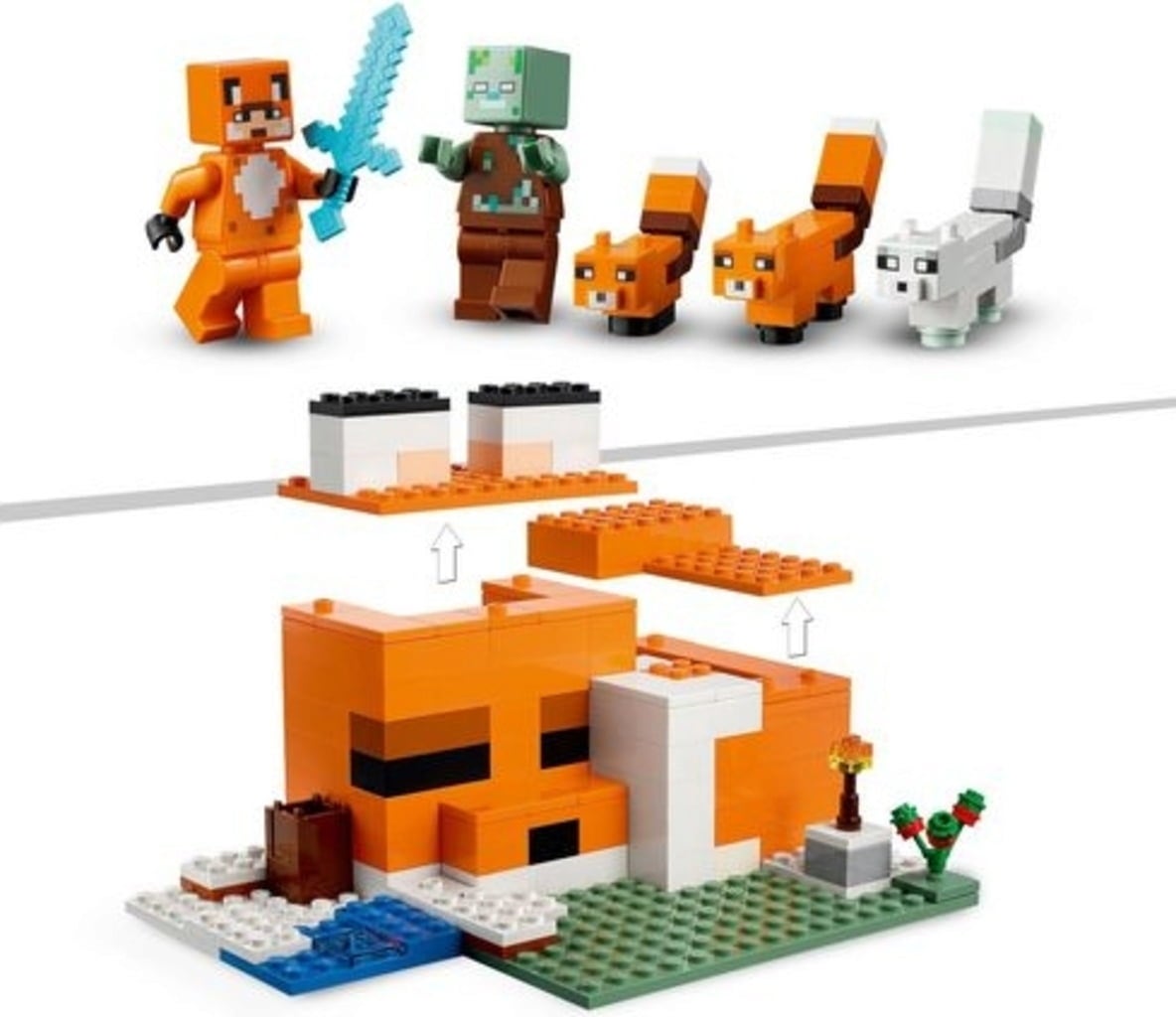 LEGO Minecraft - 21178 Die Fuchs-Lodge - 1 Stk