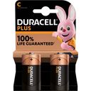 Duracell Bateriji Plus-C (MN1400/LR14) - 2 kosa