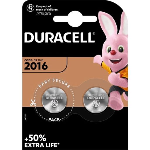 Duracell Lithium CR2016 - 2 items